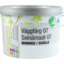 Seinämaali Landora 07 2,5 l valkoinen