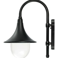 Seinävalaisin Airam Kartano Trumpet IP44 E27 PCC BK