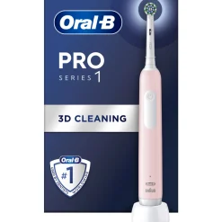 Sähköhammasharja Oral-B Pro 1, pinkki + 1 extra-vaihtoharja