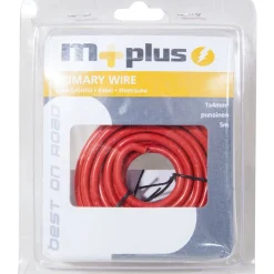 Sähköjohto 4 mm², pituus 5 m, punainen