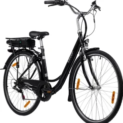 Sähköpyörä Swoop Classic 28", naisten, musta