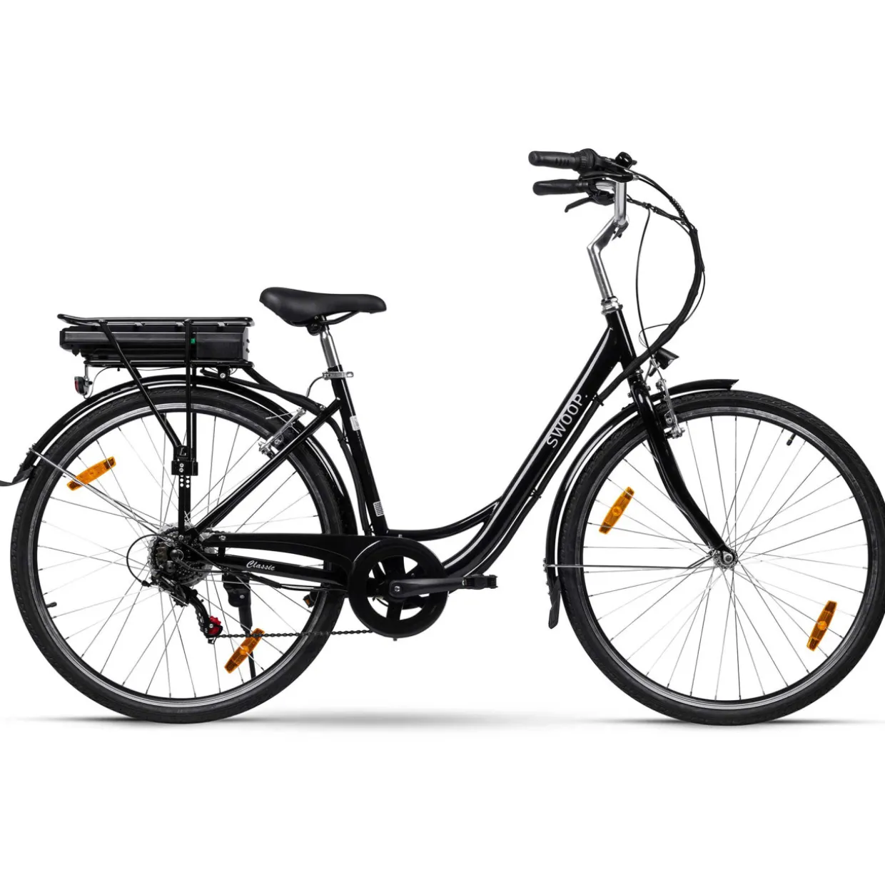 Sähköpyörä Swoop Classic 28", naisten, musta