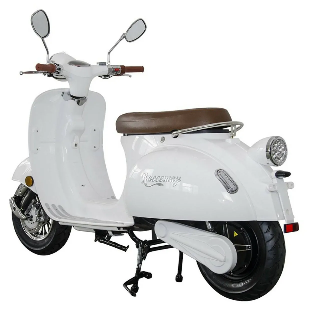 Sähköskootteri Racceway E-Century, valkoinen