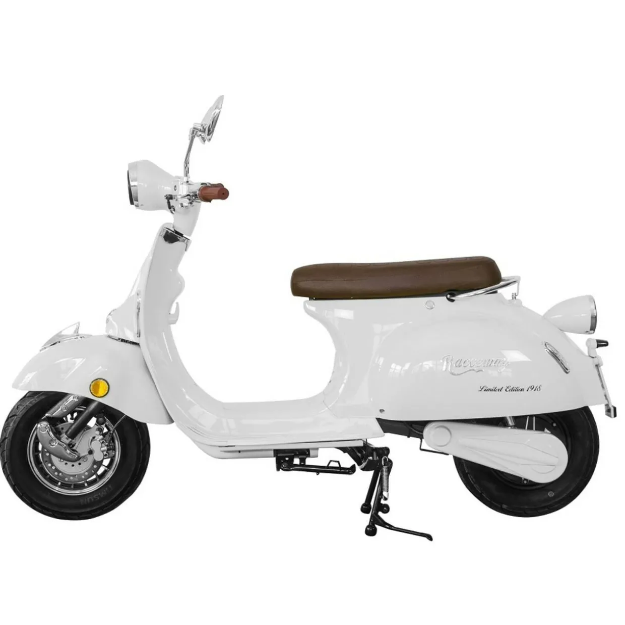 Sähköskootteri Racceway E-Century, valkoinen