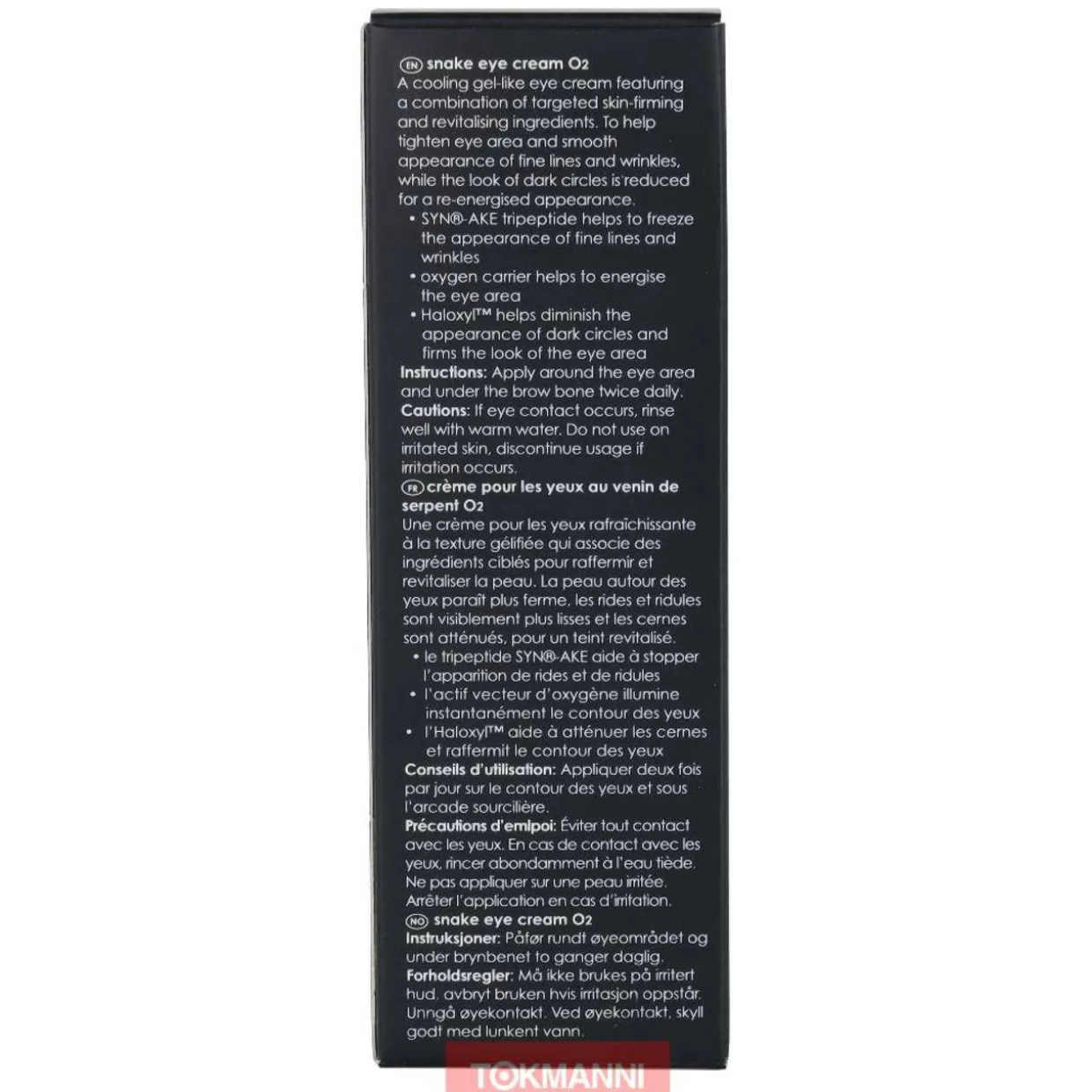Silmänympärysvoide, Rodial 15 ml Snake O2
