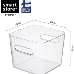Säilytyslaatikko SmartStore L Compact Square kirkas