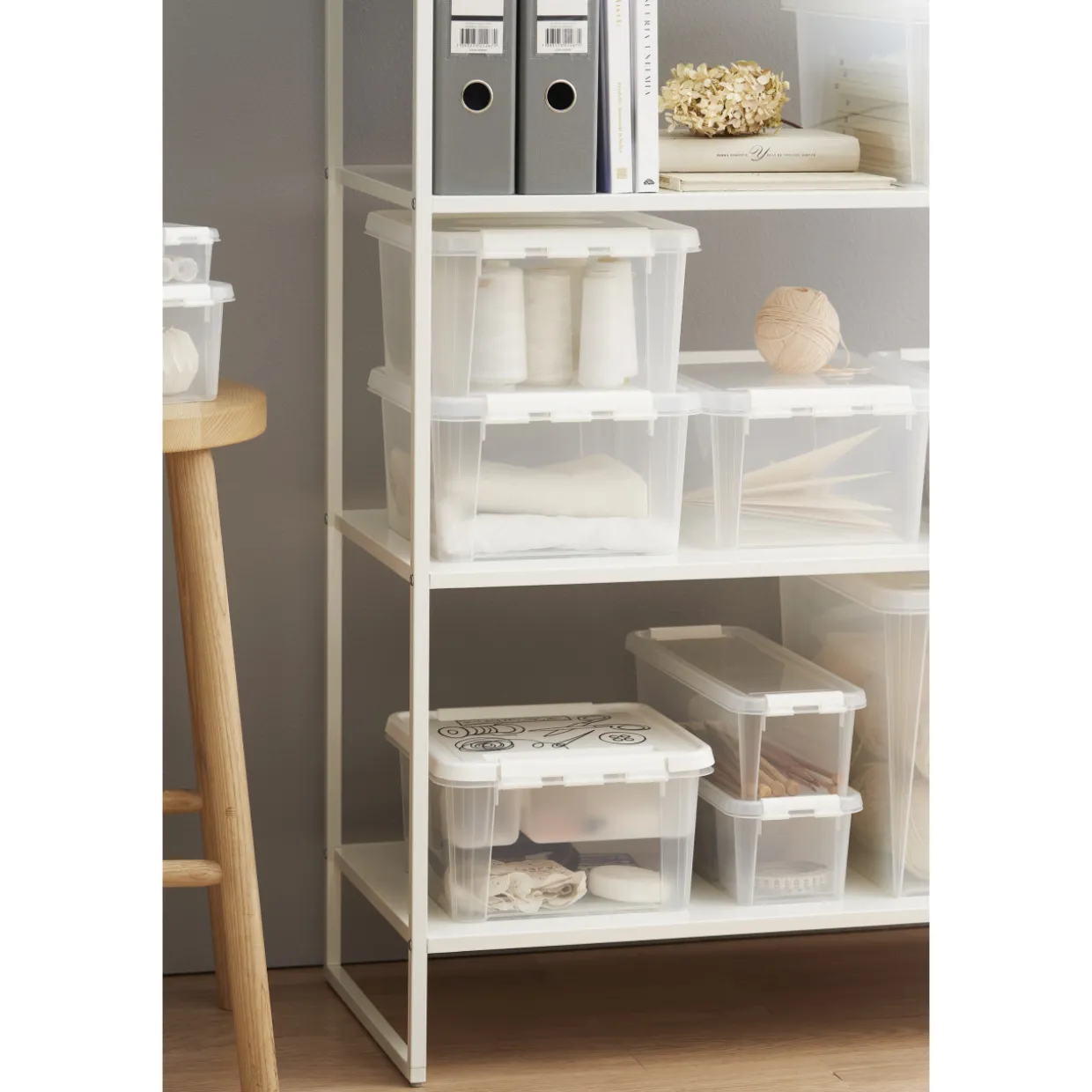 Säilytyslaatikko SmartStore Compact S valkoinen