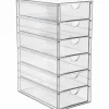 Säilytyslokerikko Miny 6 kerrosta läpinäkyvä