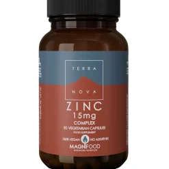 Sinkki Terranova 50 kpl Zinc 15 mg Complex bisglysinaatti
