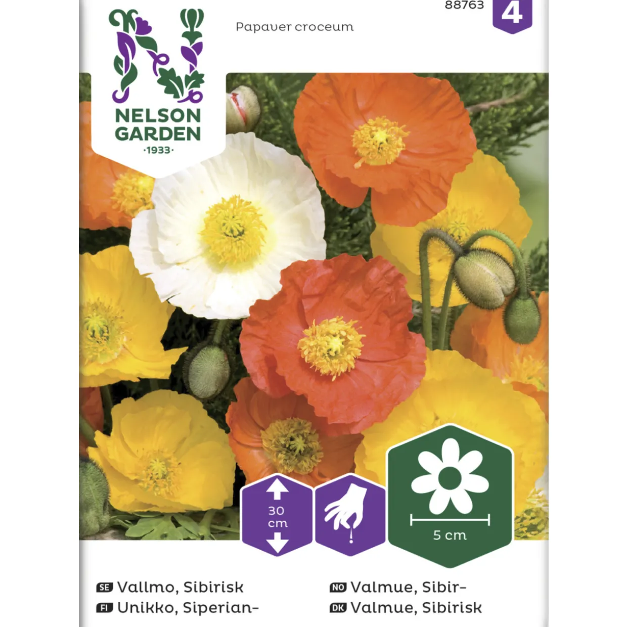 Siperianunikko siemen Nelson Garden Basic väriseos