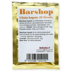 Sitruunahapote Barshop 22 g