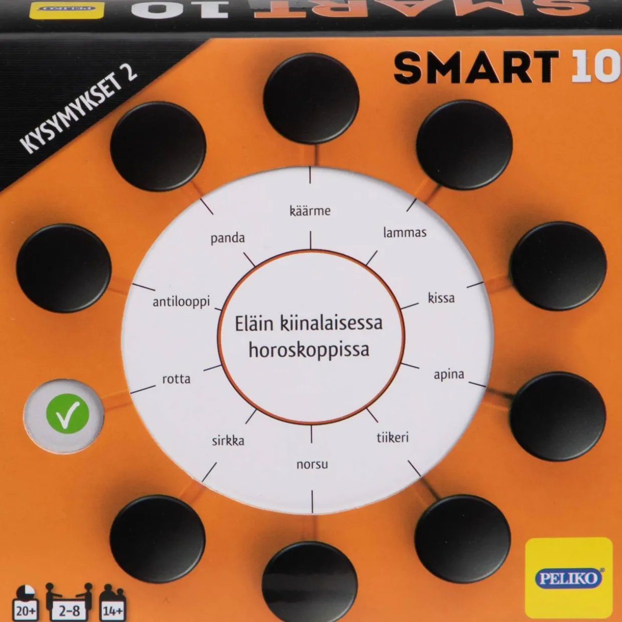 Smart 10 -lisäkysymykset 2 Peliko