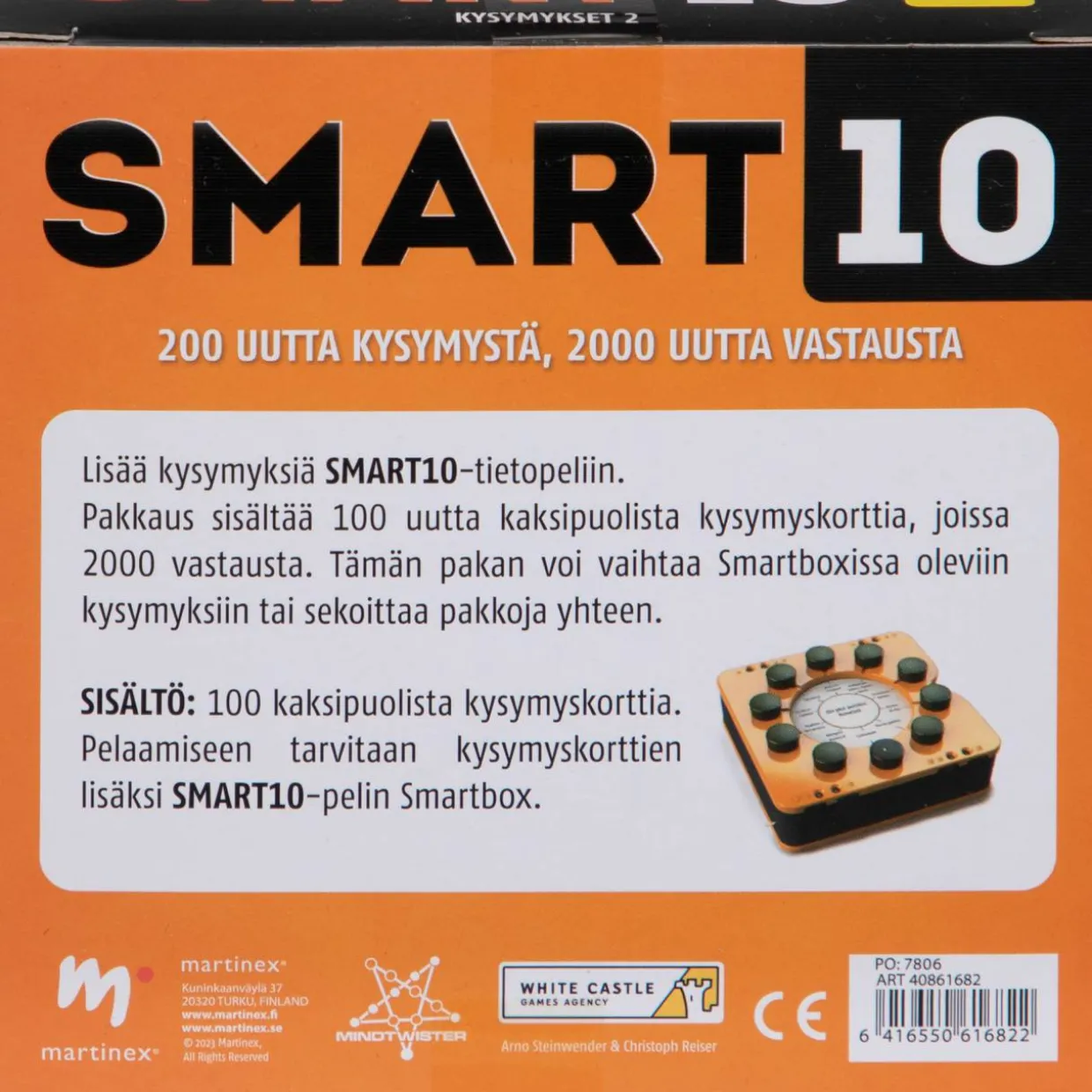 Smart 10 -lisäkysymykset 2 Peliko