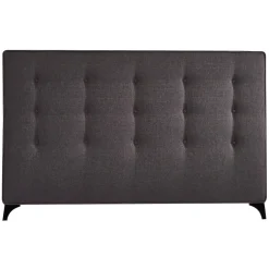 Sängynpääty Chic Home Collection 170 x 111 cm, kangasverhoilu, tummanharmaa