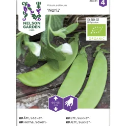Sokeriherne siemen Nelson Garden Basic Norli Organic