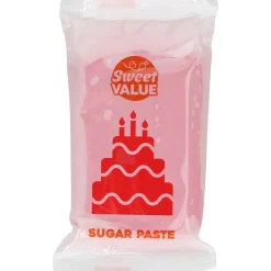 Sokerimassa Sweet Value 200 g punainen