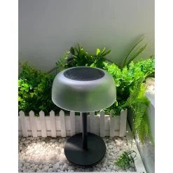 SOLAR LED-pöytävalaisin Parco, USB-C