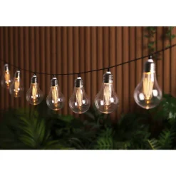 SOLAR LED-valonauha Parco, 10 lamppua