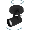 Spottivalaisin EGLO Sorego led 3W 11x10,5x12cm musta