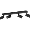 Spottivalaisin 4-os EGLO connect.z Telimbela-z led 4x4,9W 58x8cm musta