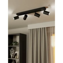 Spottivalaisin 4-os EGLO connect.z Telimbela-z led 4x4,9W 58x8cm musta
