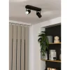 Spottivalaisin 2-os EGLO Sorego led 2x3W 28x10c12cm musta