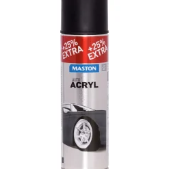 Spraymaali AutoACRYL 500 ml, matta musta