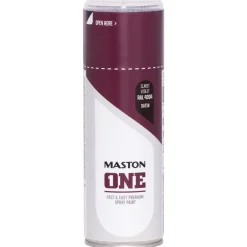 Spraymaali ONE 400 ml Satiini Viininpunainen RAL4004