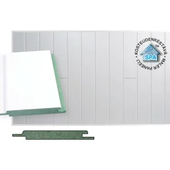 STP-5 ympäripontattu kosteudenkestävä MDF 10X92X2070 5KPL