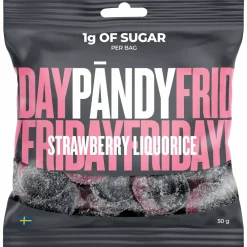 Strawberry Liquorice Pändy 50 g