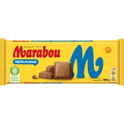 Suklaalevy Marabou 160 g Mjölkchoklad