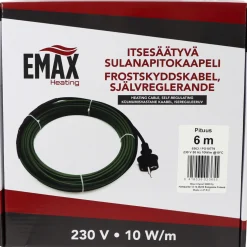 Sulanapitokaapeli Emax Heating itsesäätyvä 60 W 230 V 6 m