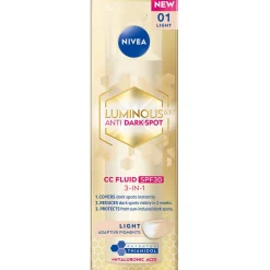 Sävyttävä päivävoide Nivea 40 ml Luminous630 Anti Dark-Spot CC Fluid SK30