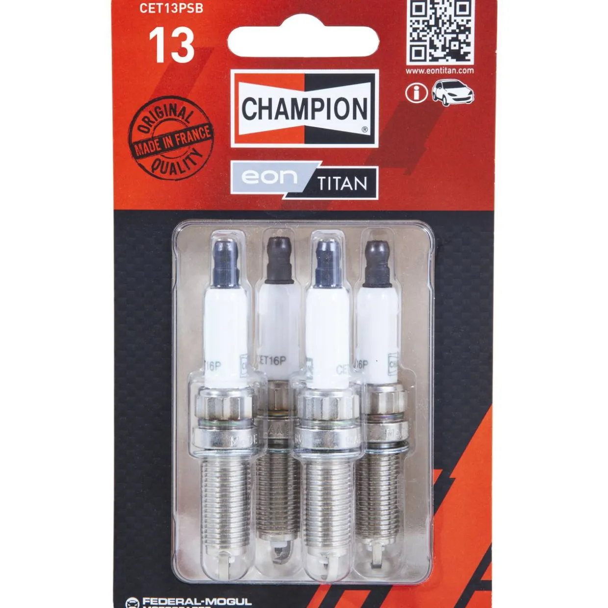 Sytytystulppa Champion EON Titan Platinum CET13PSB 4 kpl