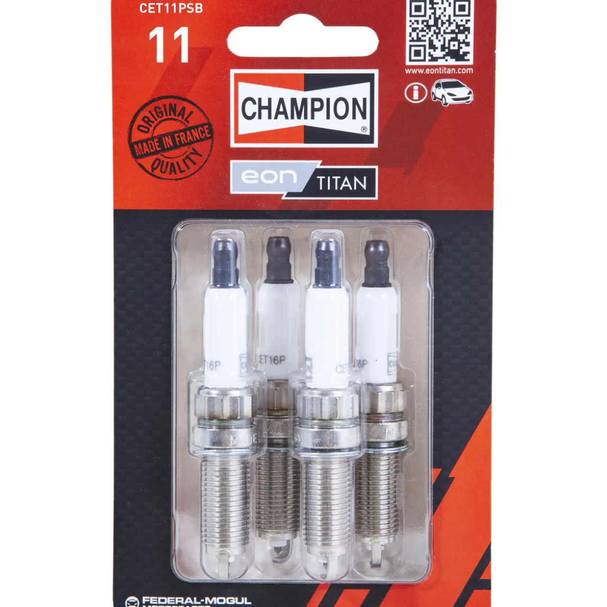 Sytytystulppa Champion EON Titan Platinum CET11PSB 4 kpl
