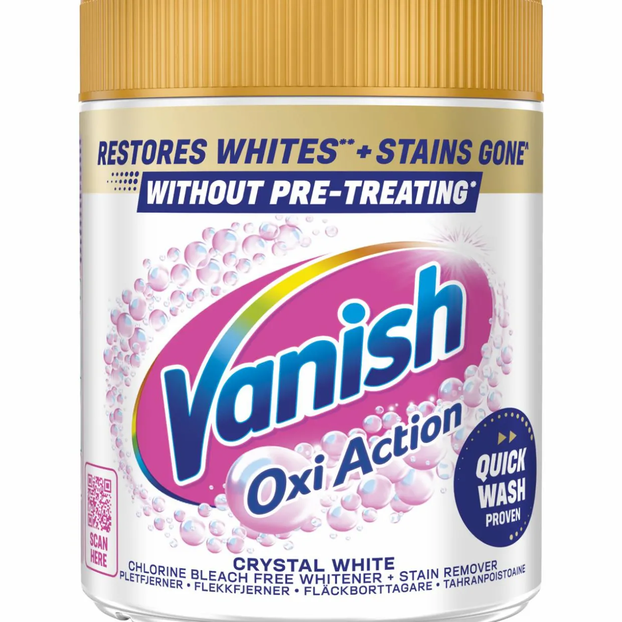 Tahranpoistojauhe Vanish 470 g White Gold