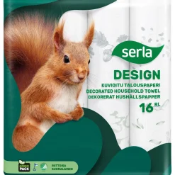 Talouspaperi Serla 16 rl Design kuvioitu