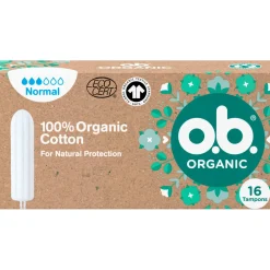 Tamponi o.b. 16 kpl Organic Normal