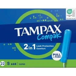 Tamponi Tampax 22 kpl Compak Super