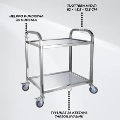 Tarjoiluvaunu Lykke