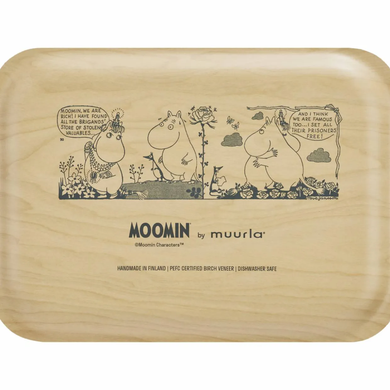 Tarjotin Muurla 27 x 20 cm Muumi Halaus