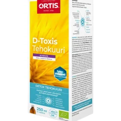 Tehokuuri D-Toxis 250 ml Detox vadelma