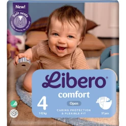 Teippivaippa Libero 37 kpl Comfort 4, 7-12 kg