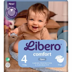 Teippivaippa Libero 37 kpl Comfort 4, 7-12 kg