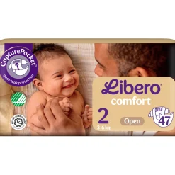 Teippivaippa Libero 47 kpl Comfort 2, 3-6 kg