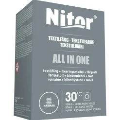 Tekstiiliväri All-in-One 230 g Harmaa