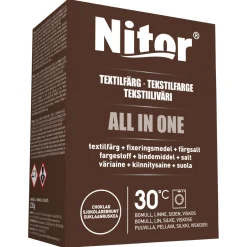 Tekstiiliväri All-in-One 230 g Suklaanruskea