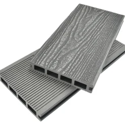 Terassilauta Cent 25 x 146 x 3900 mm 3D Ulkokalla puukomposiitti, harmaa