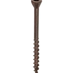 Terassiruuvi Brücke 4,2 x 55 mm, AISI410 + Ruspert, 250 kpl, ruskea