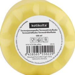 Termosjuomapullo Kotikulta 500 ml keltainen